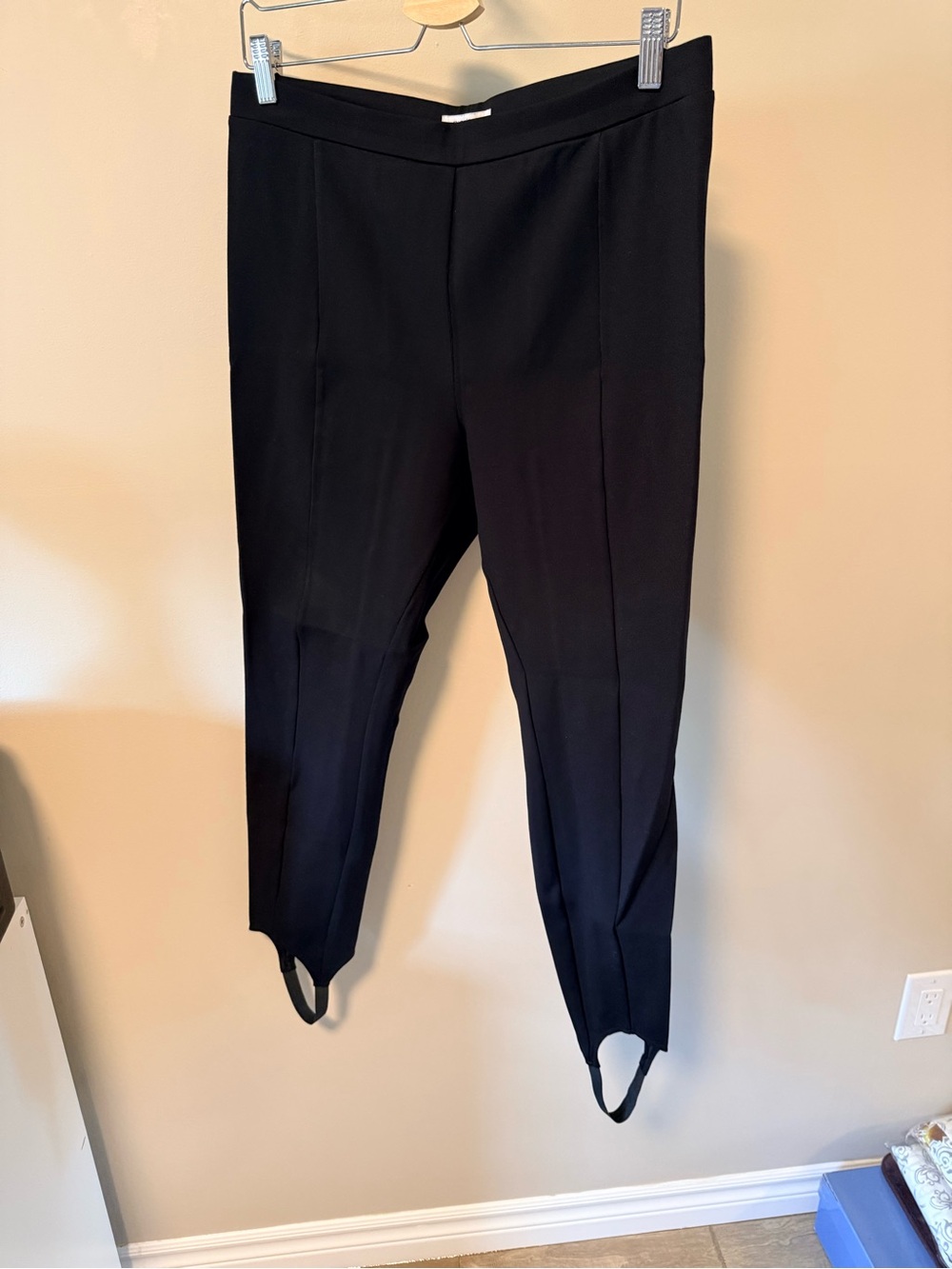 Ricki's Black Stirrup Leggings with Sleek Front Seams